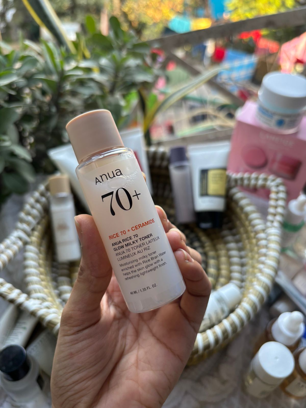 Anua Rice 70 + Ceramide Glow Milky Toner 40 ml